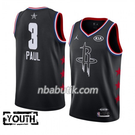 NBA Børn Trøje Houston Rockets Chris Paul 3 2019 All-Star Jordan Brand Sort Swingman NBA Børn Trøje Houston Rockets Chris Paul 3 2019 All-Star Jordan Brand Sort Swingman